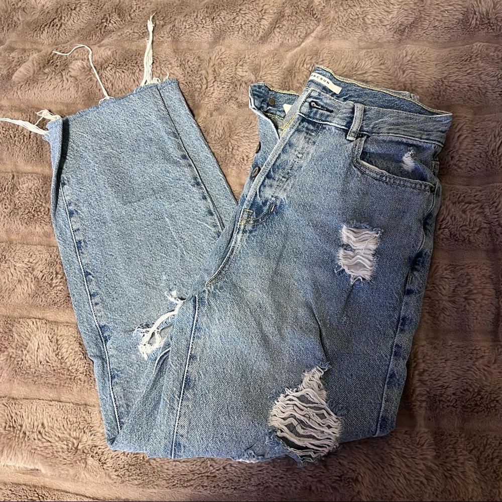 Pacsun High Rise Straight Jeans